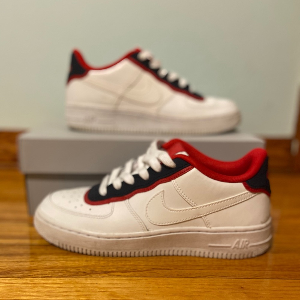 air forces 1 red and blue